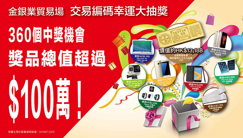 金銀業(yè)貿(mào)易場交易編碼幸運大抽獎